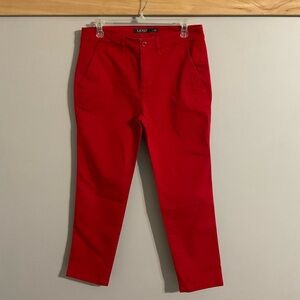 Ralph Lauren Women’s True Red Chinos Size 6